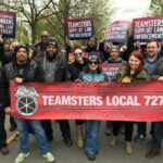 Local 727 Marches for Workers’ Rights on May Day, 2017