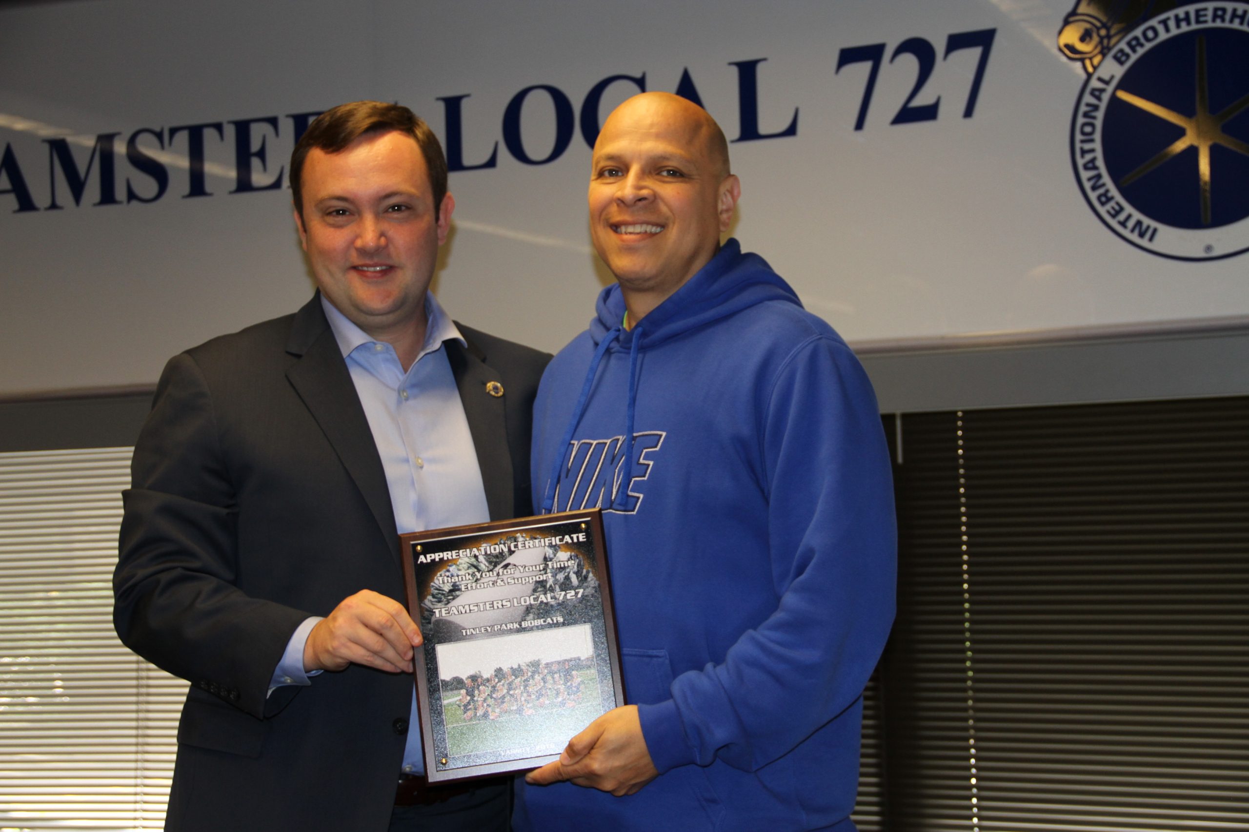 PHOTOS: At Monthly Meeting, Local 727 Membership Invited to Support Navy Pier Strike, Saturday, May 27