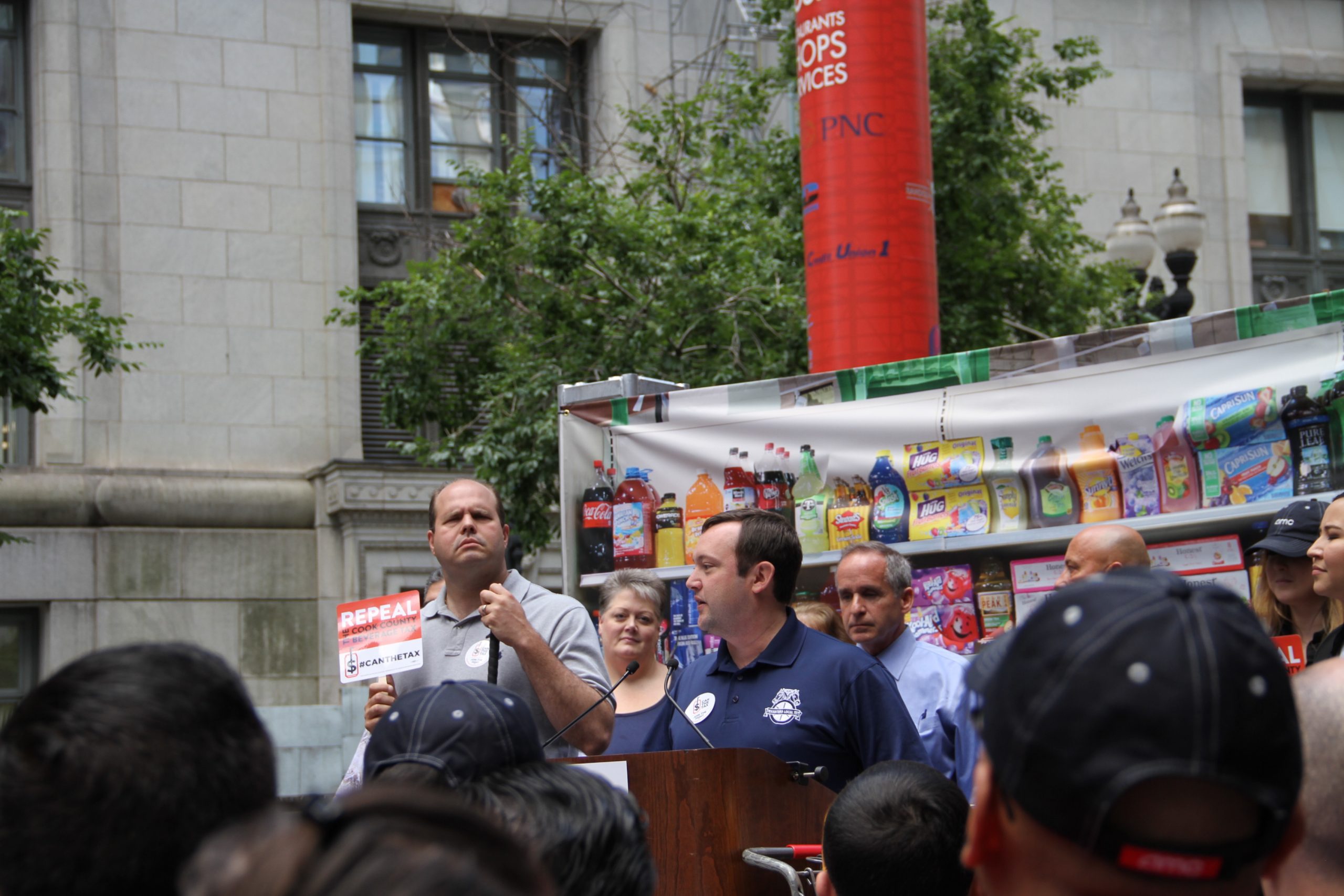 President Coli Rallies Public to Can the Tax